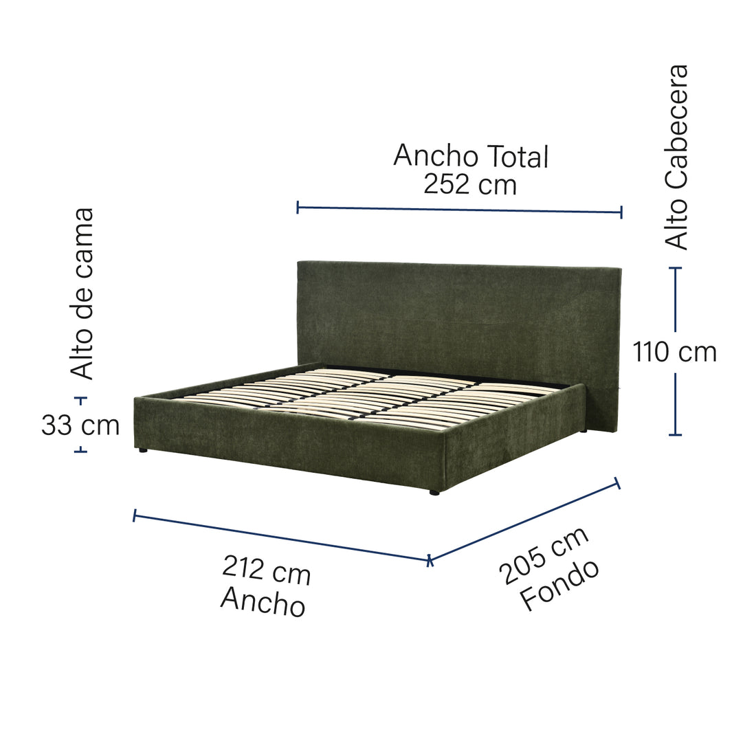 Cama Copenhague King Size