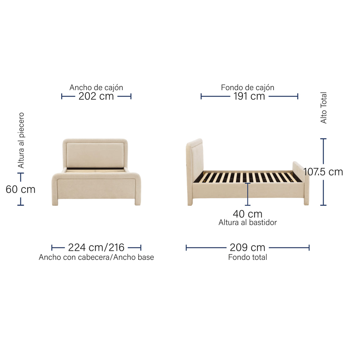 Cama Dinamarca King Size