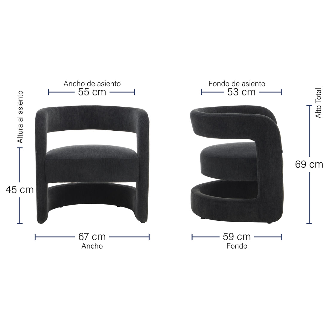 SILLON KHATT MEDIDAS