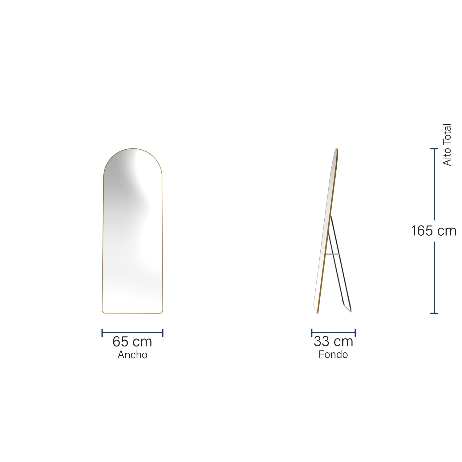 Espejo Seúl 165 cm Alto