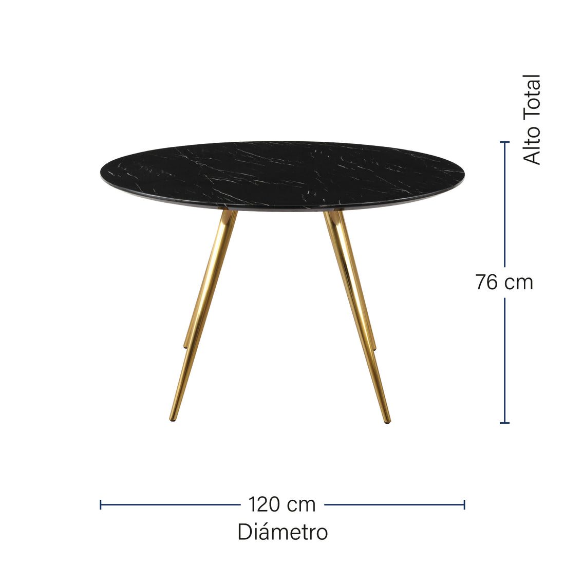 Mesa de Comedor Split N 120cm Medidas