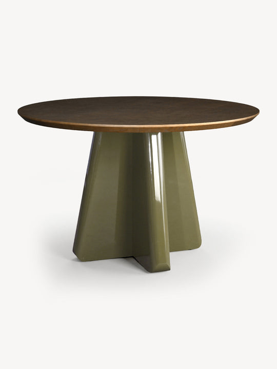 Mesa de Comedor Segovia Nogal verde
