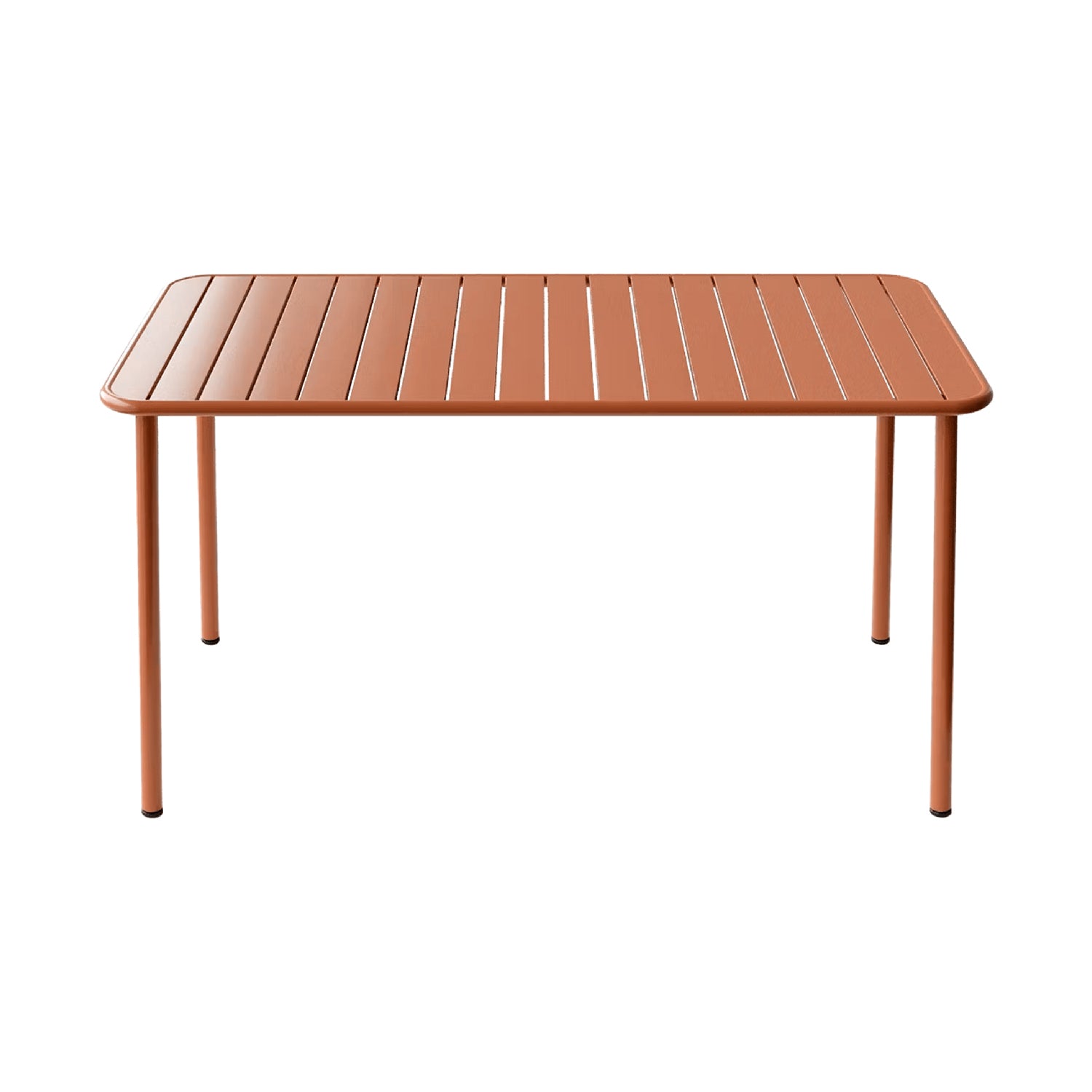 MESA EXT FORMENTERA NARANJA VISTA LATERAL