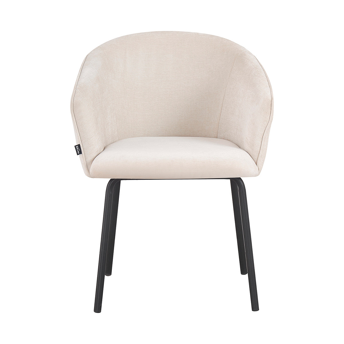 Silla Miami gris fondo blanco vista frontal