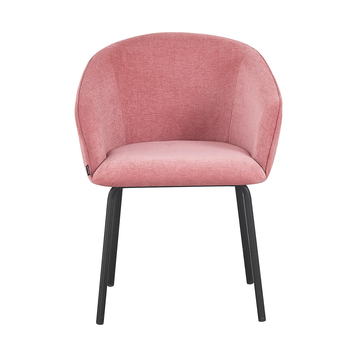 Silla Miami rosa fondo blanco vista frontal