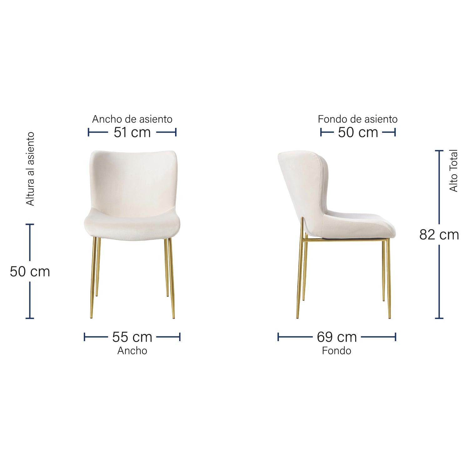 Silla Parana Velvet