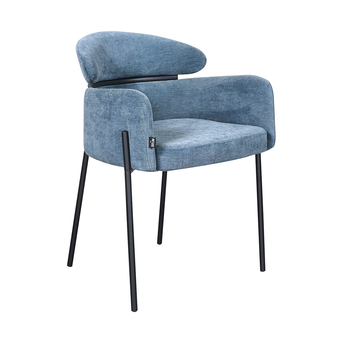 Silla Padua Azul Vista Frontal