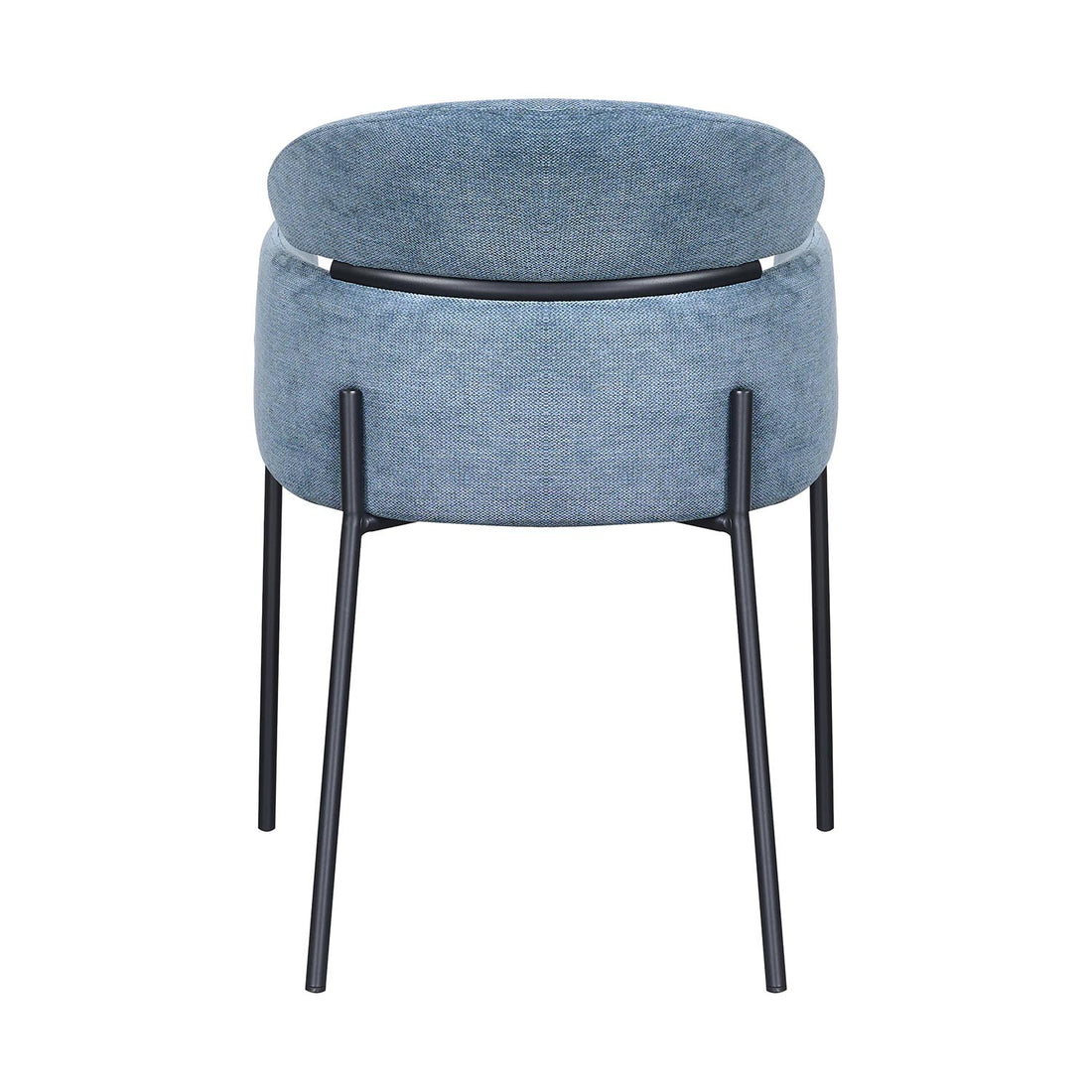Silla Padua Azul Vista Trasera