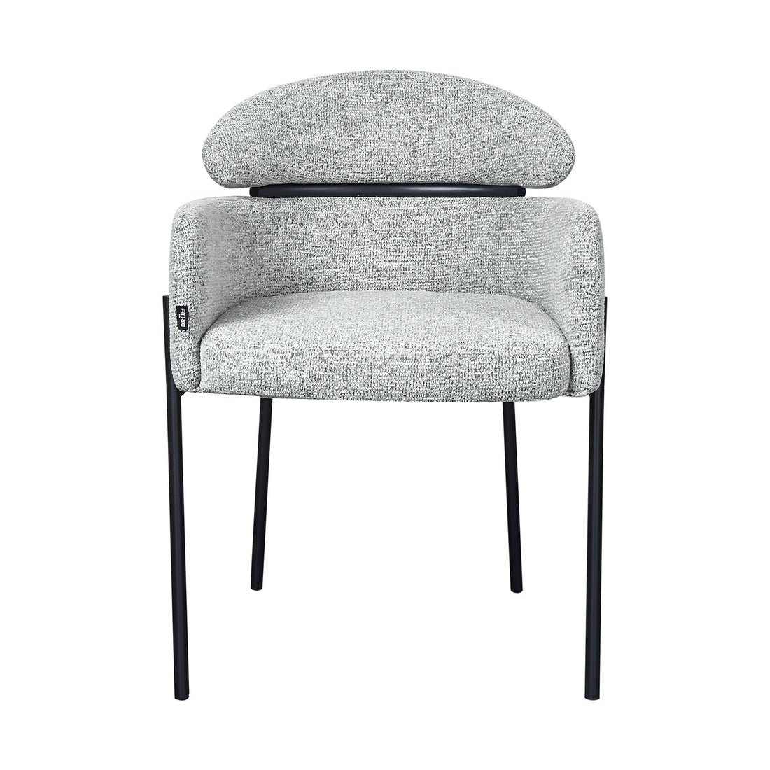 Silla Padua Present Gris Vista Frontal
