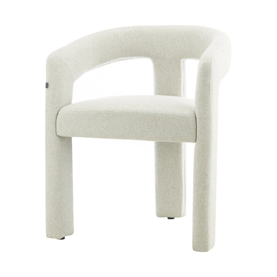 Silla Qatar Gris Vista en Perspectiva