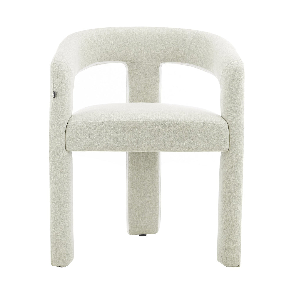 Silla Qatar Gris Vista Frontal