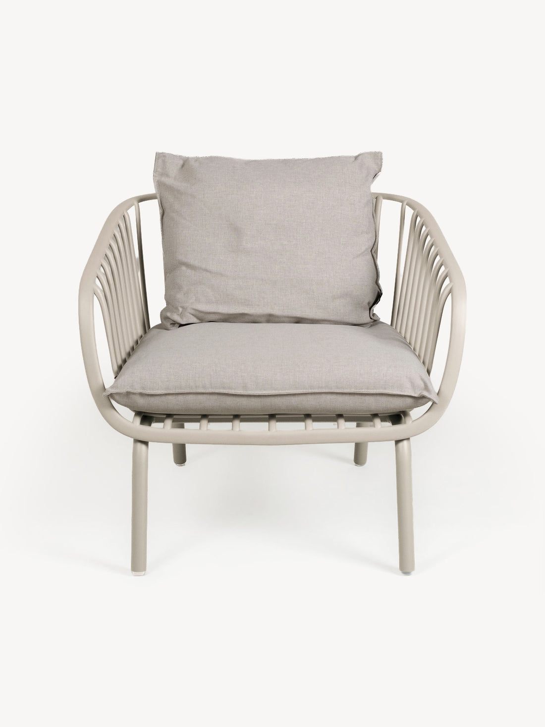 Set Exterior Las Palmas beige, sillón, vista de frente