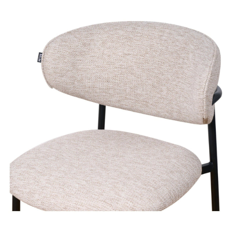 Silla Sicilia Beige Pata negra Vista a Detalle