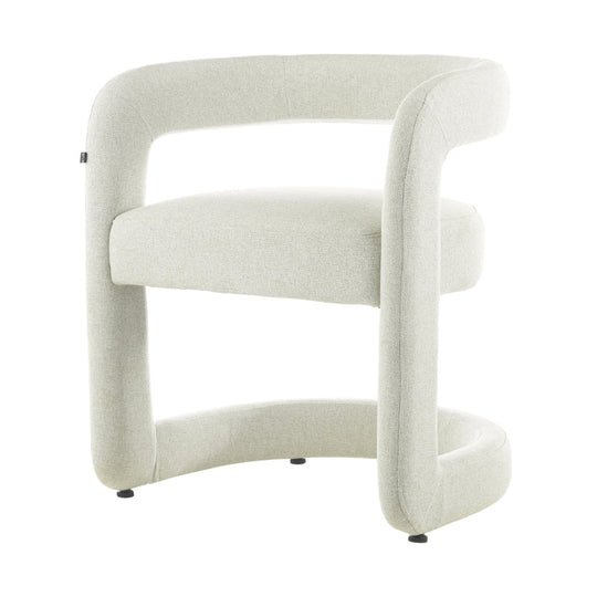 Silla AbuDabi Gris Vista en Perspectiva