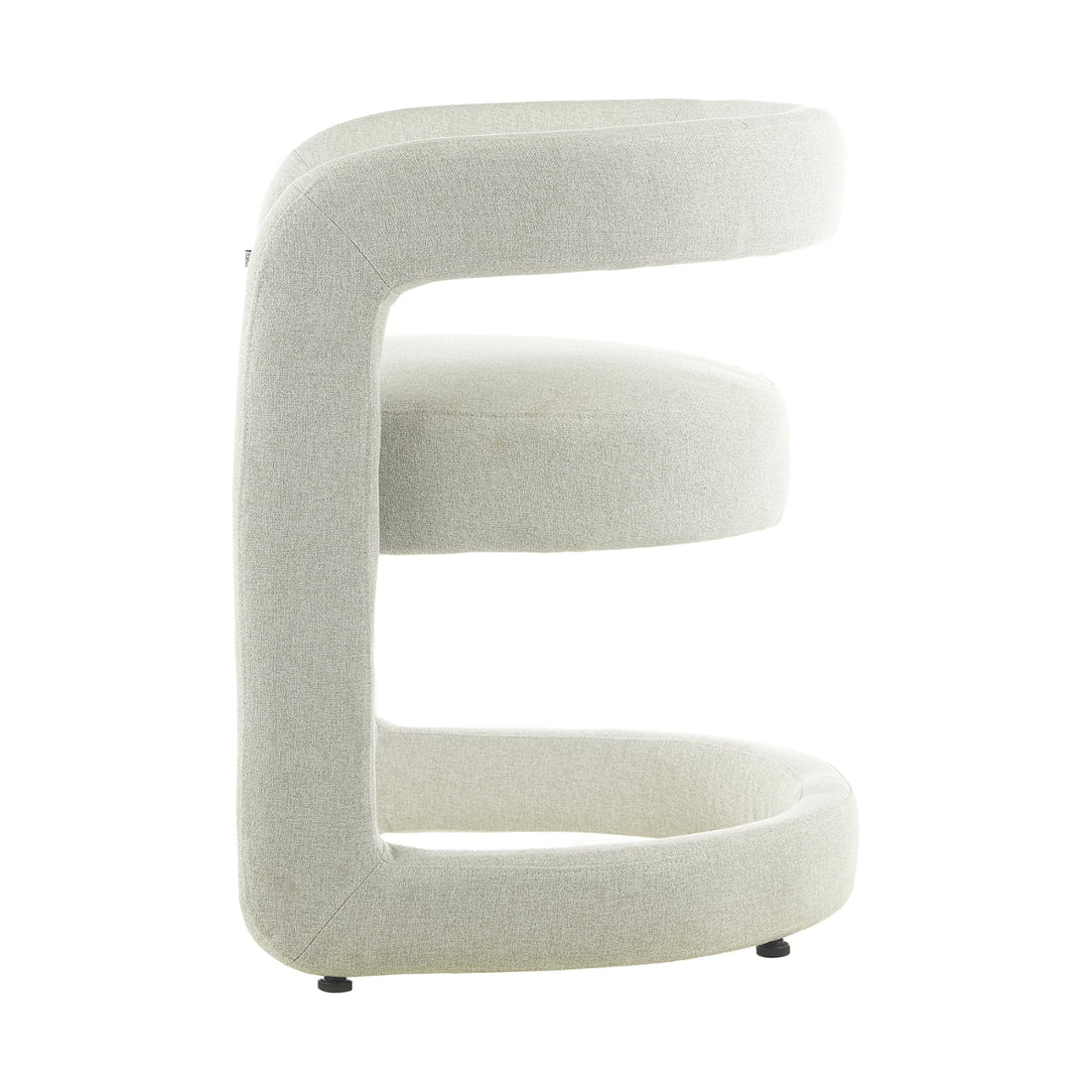 Silla AbuDabi Gris Vista Lateral