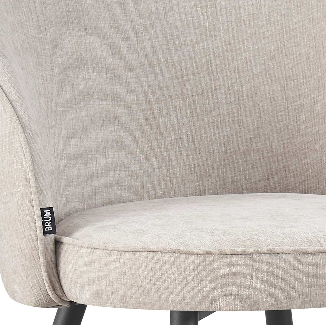 Detalle de textura Silla Roodas gris