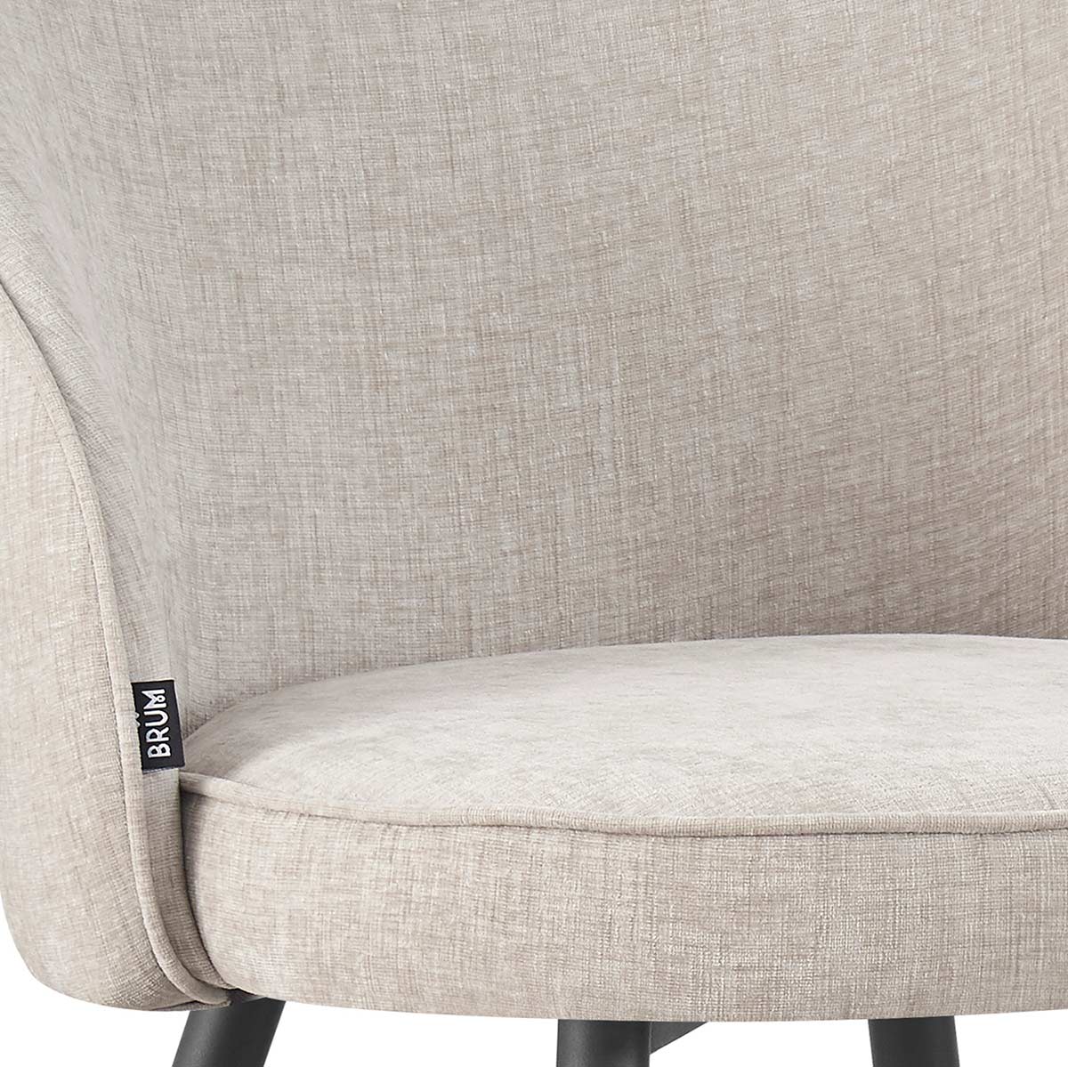 Detalle de textura Silla Roodas gris