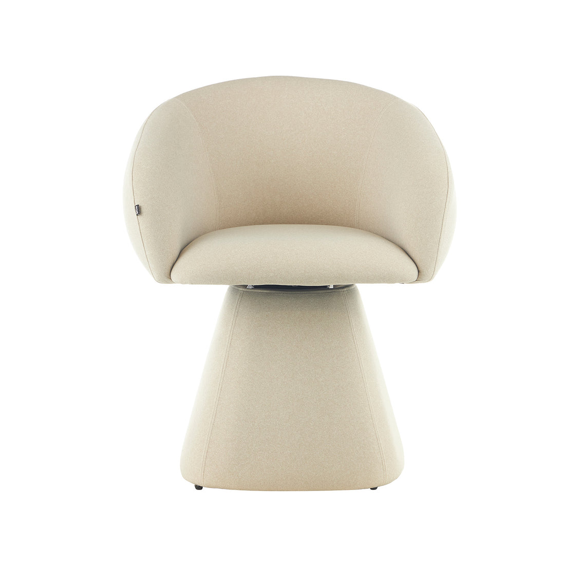 Silla Doha Beige Vista Frontal