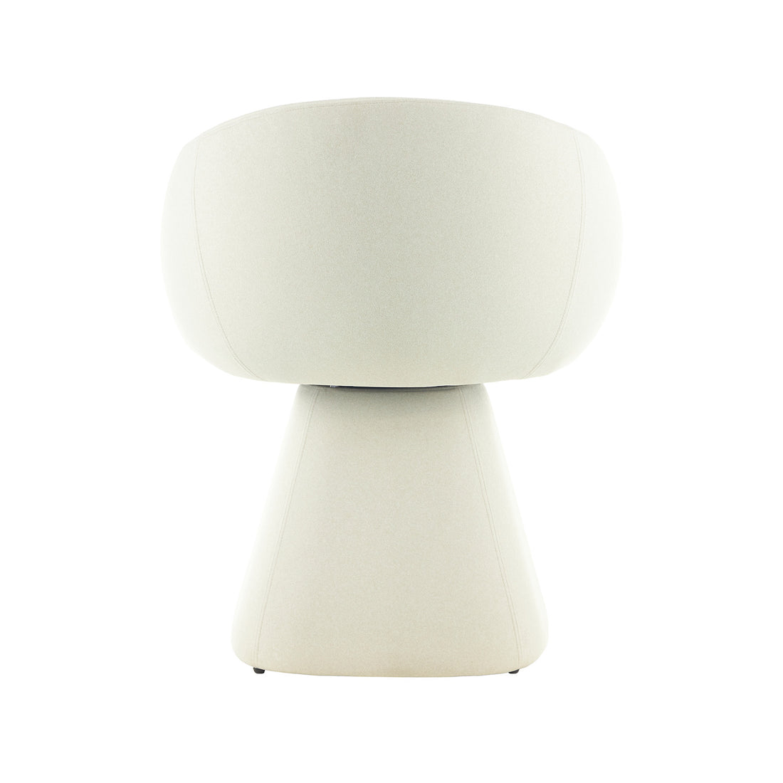 Silla Doha Crema Vista Trasera 