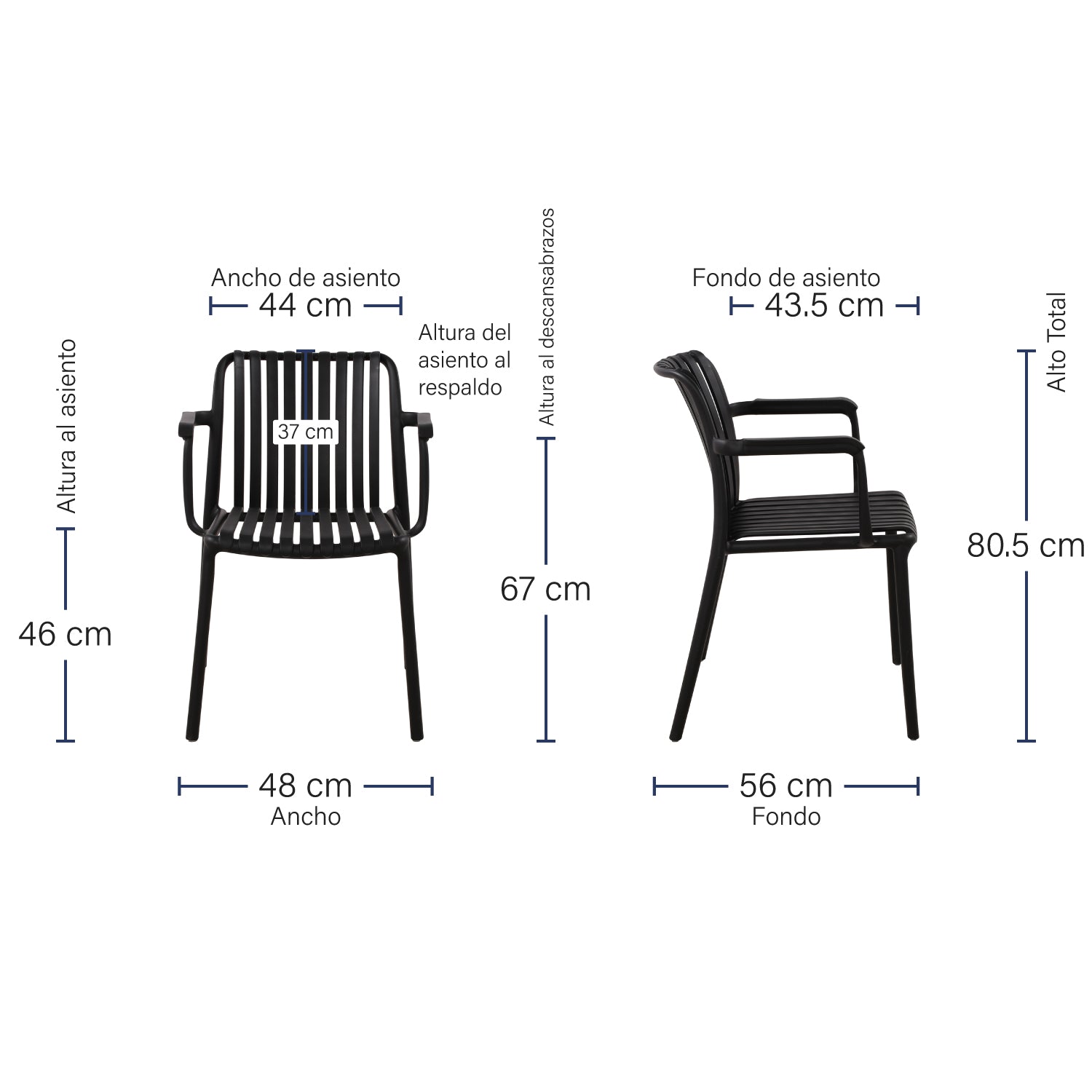 Silla de Exterior Menorca