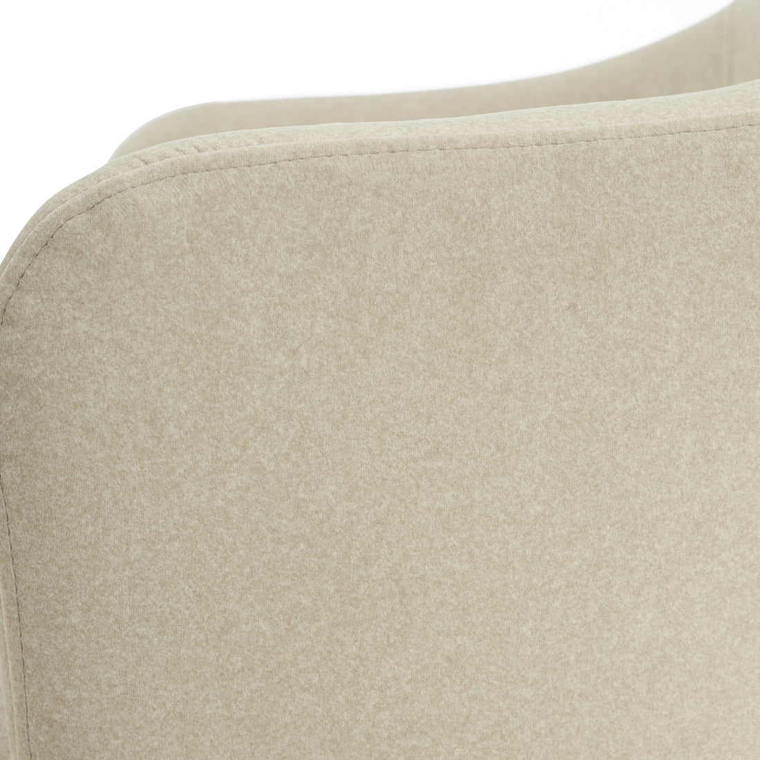 Silla Muscat Beige Vista en Detalle del Reposa Brazos