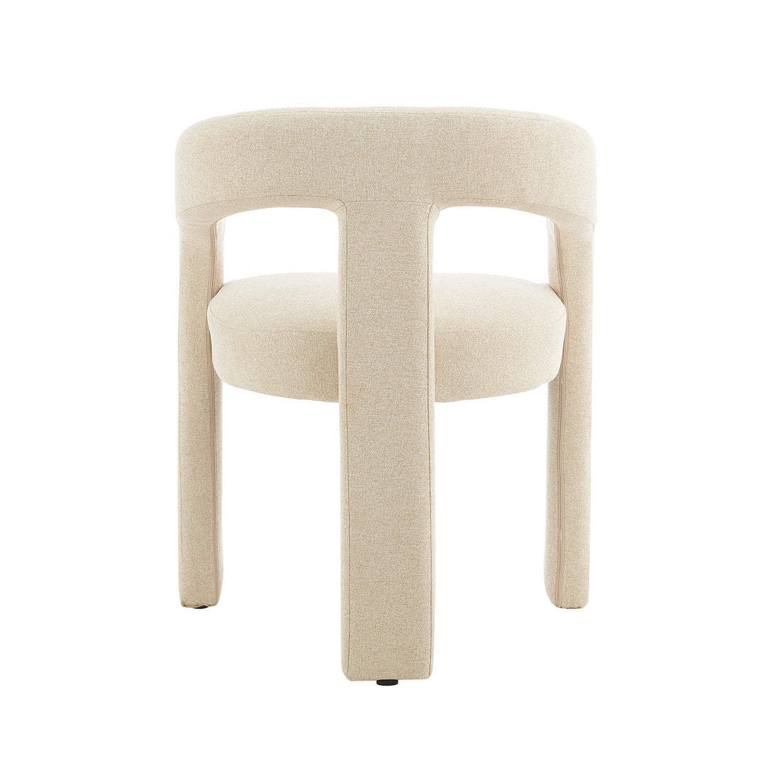 Silla Qatar Beige Vista Trasera
