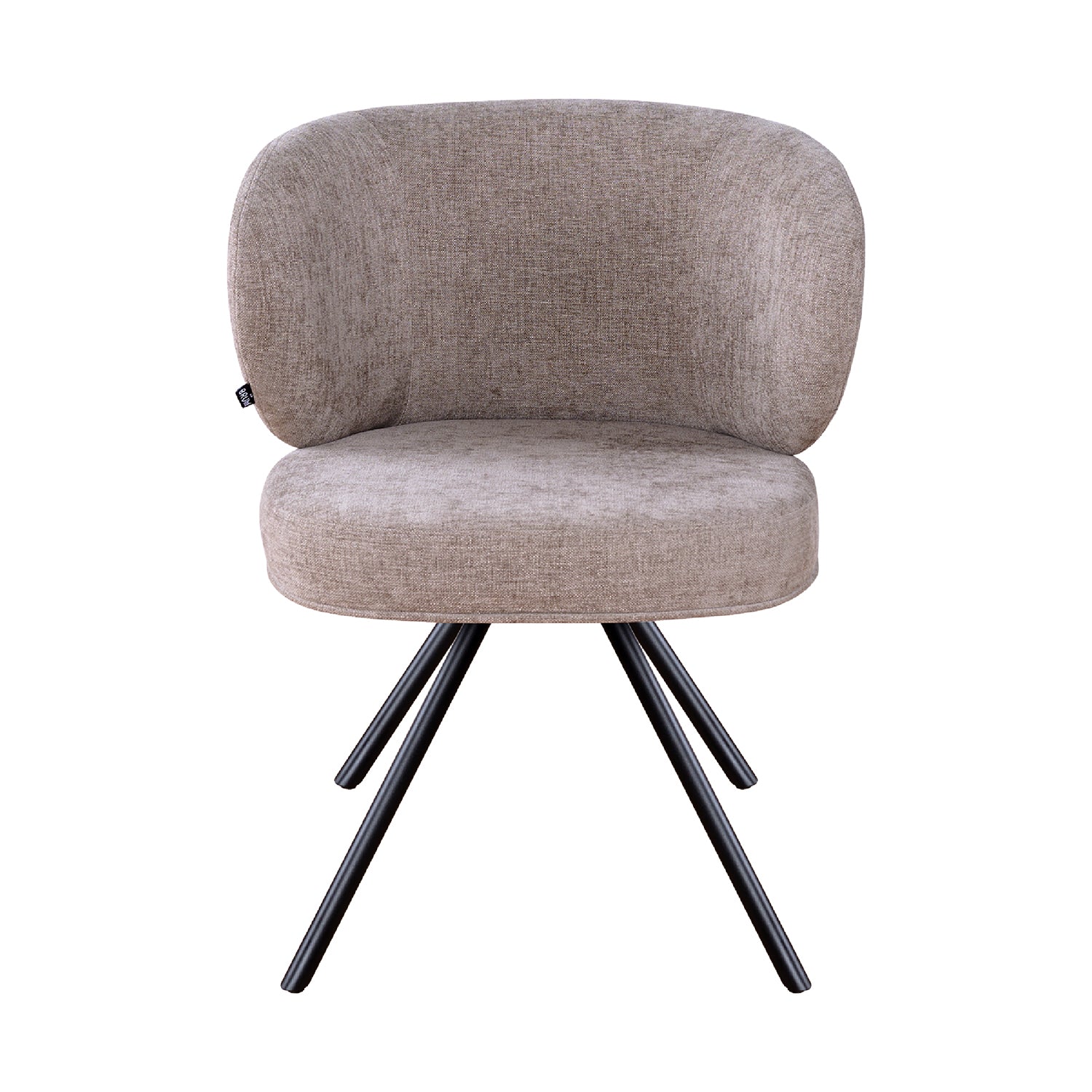 Silla Boreti Gris Vista Frontal