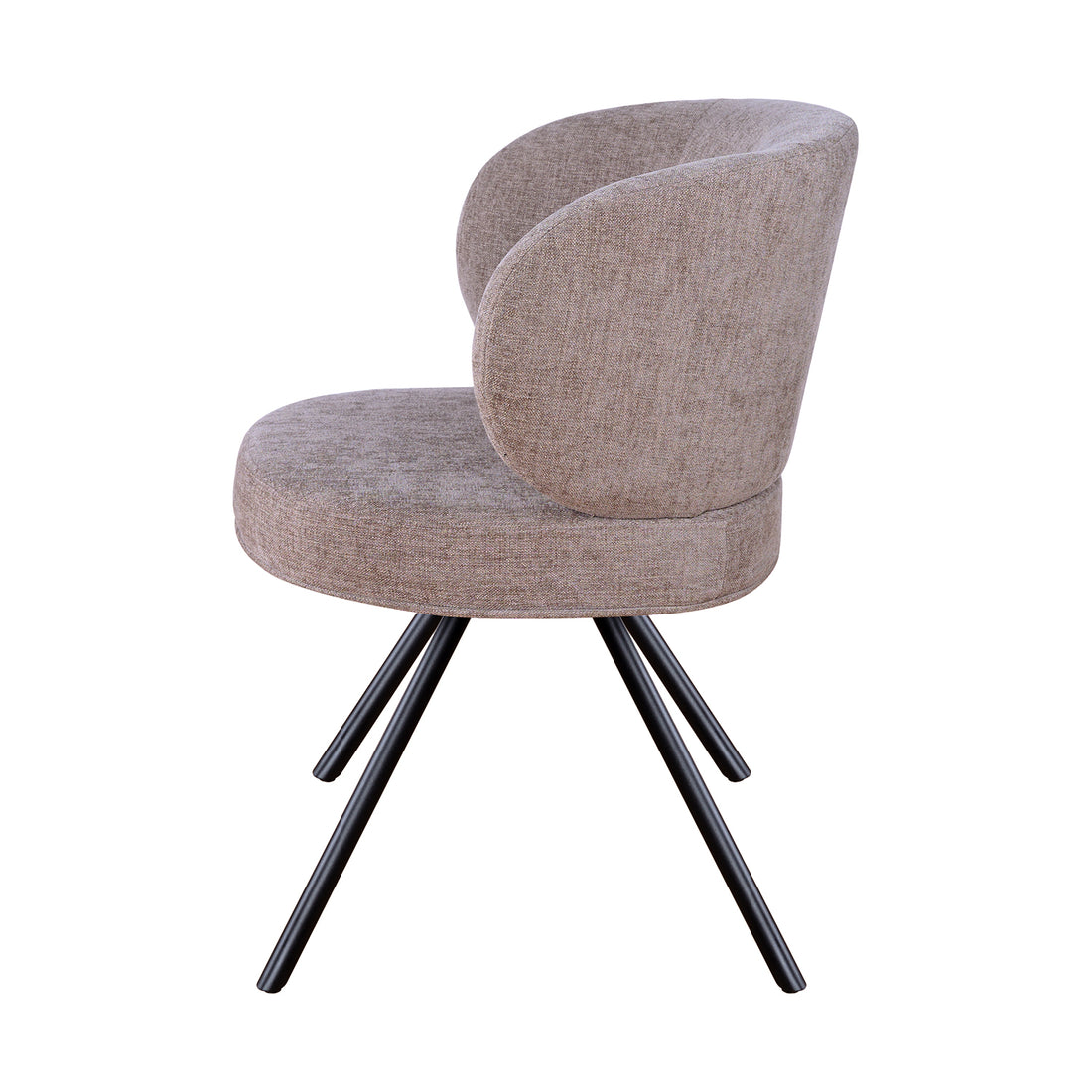 Silla Boreti Café Vista Lateral