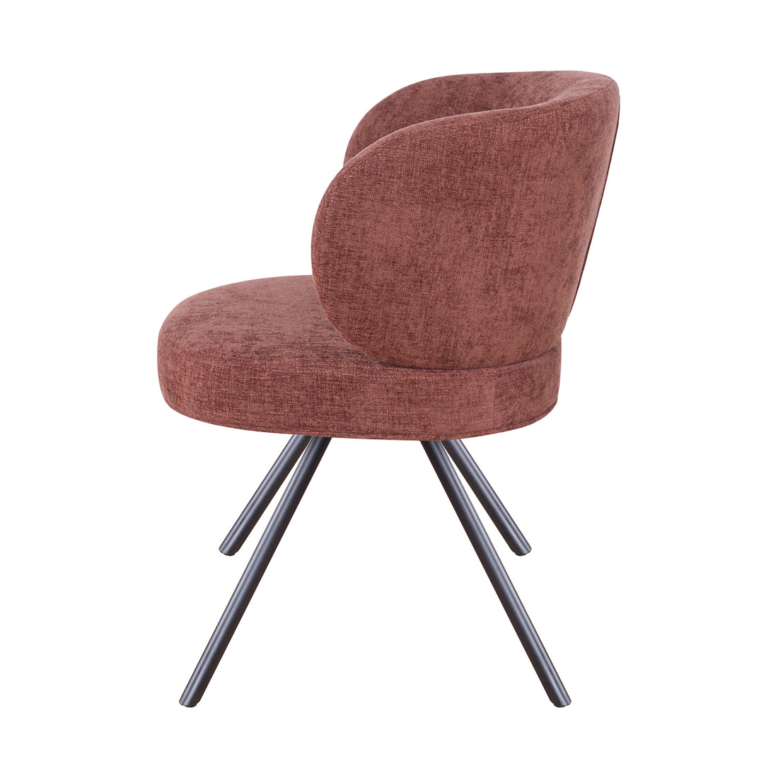 Silla Boreti Rojo Teja Vista Lateral