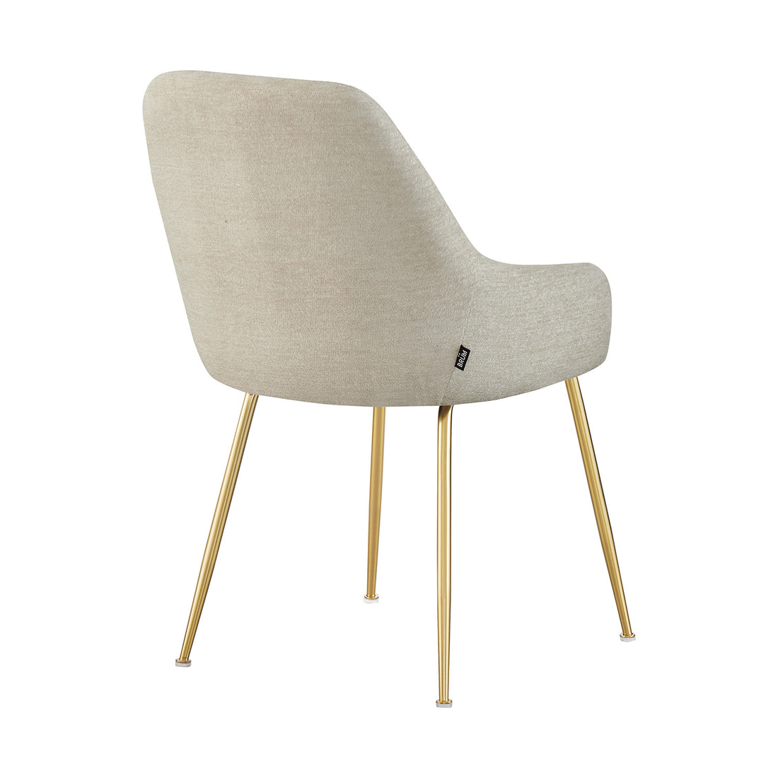 Silla Galicia Beige Vista En Perspectiva