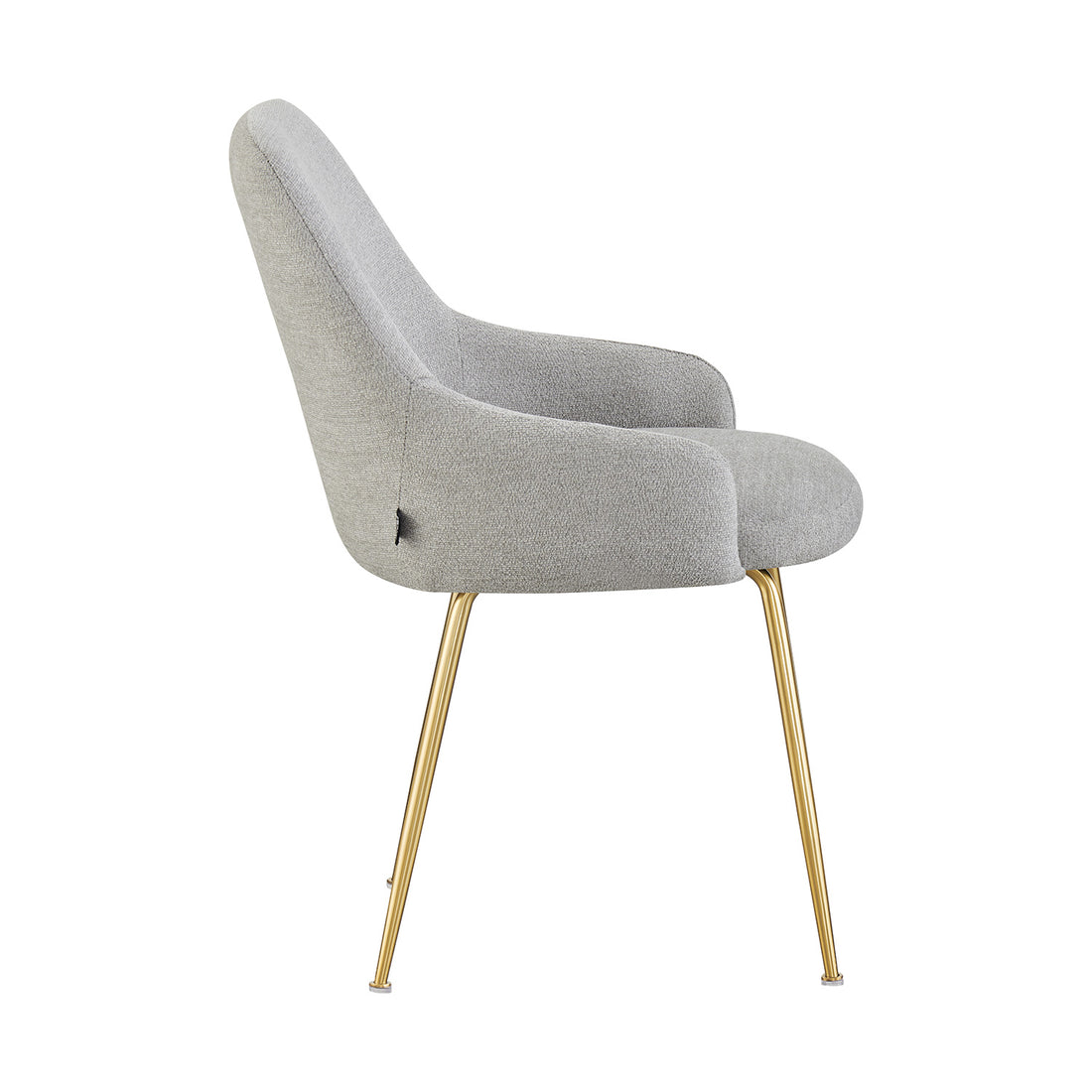 Silla Galicia Gris Vista en Lateral
