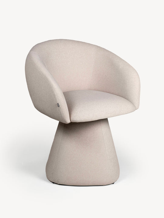 Silla Giratoria Doha beige