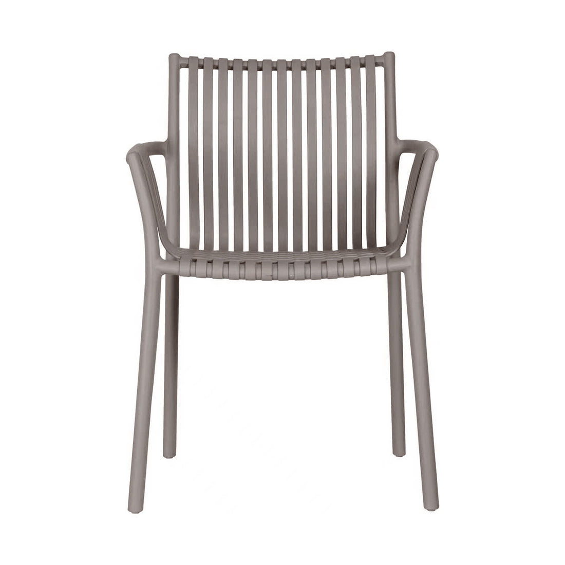 SILLA EXT PALMA TAUPE VISTA FRONTAL