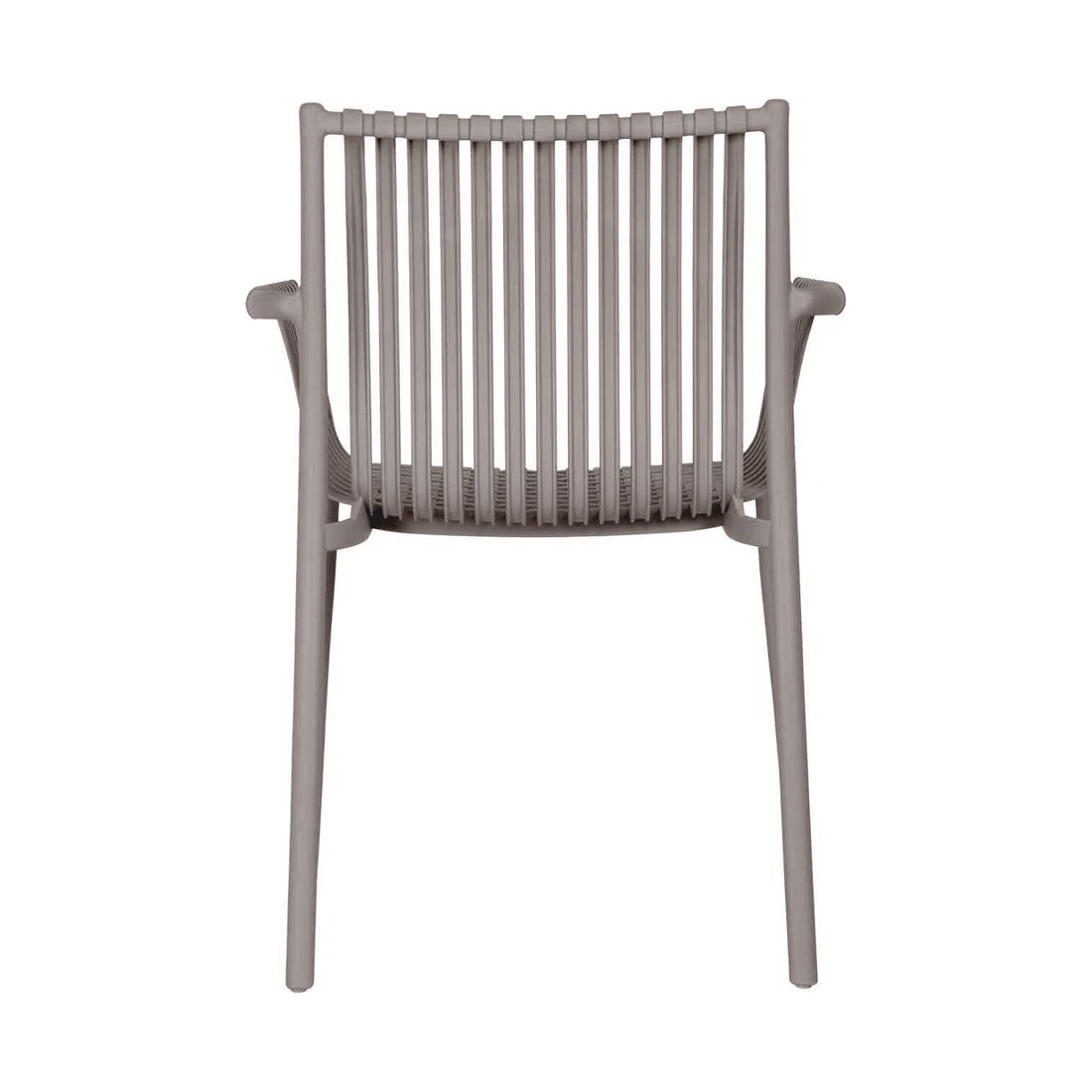 SILLA EXT PALMA TAUPE VISTA TRASERA