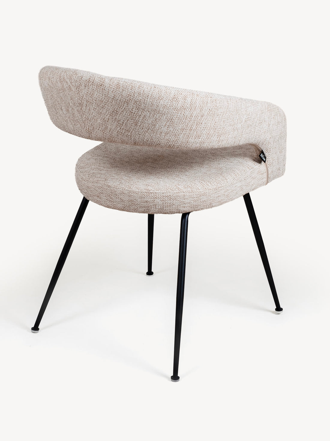 Silla Matera Pata Negra beige, vista trasera