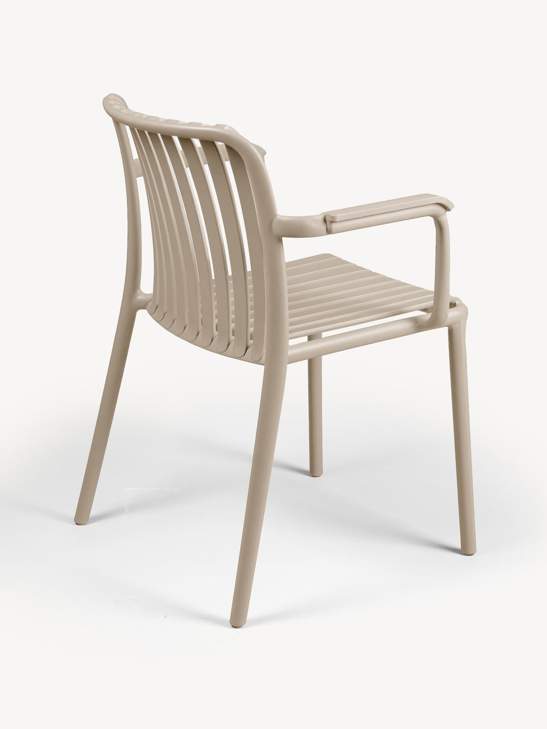 Silla de Exterior Menorca beige, vista trasera