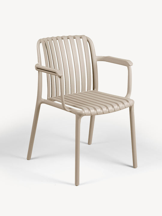 Silla de Exterior Menorca beige