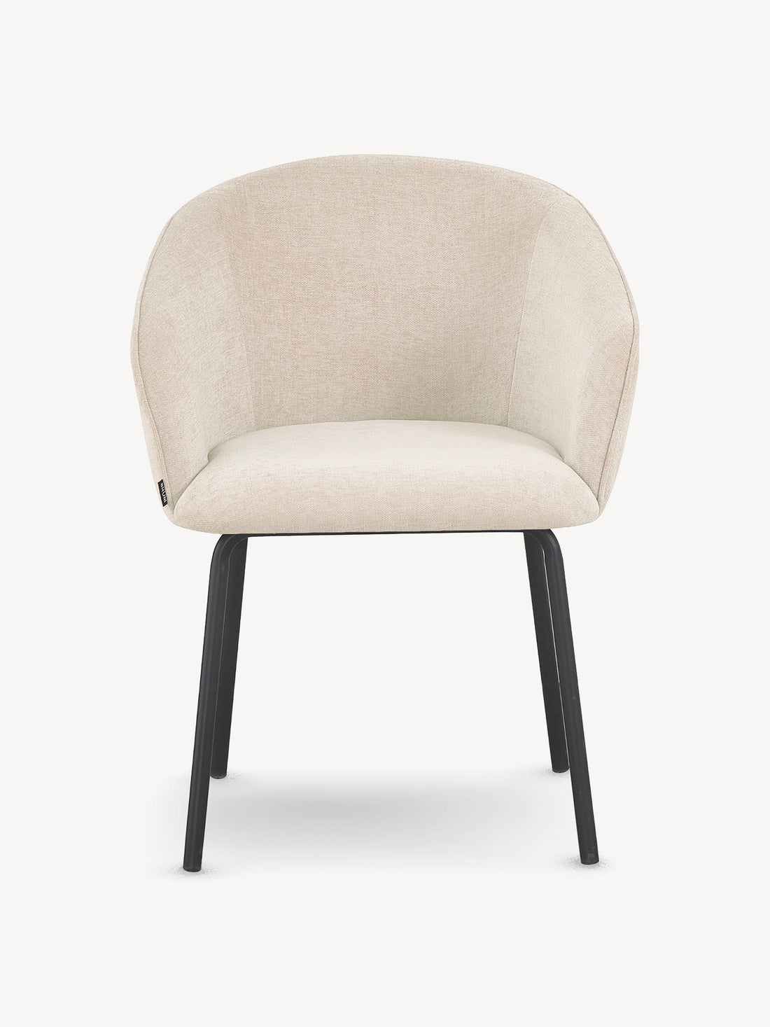 Silla Miami beige, vista de frente