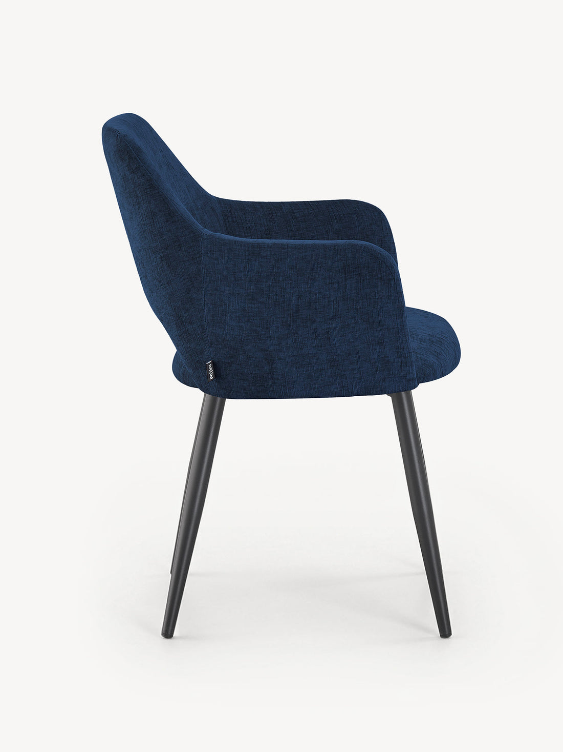 Silla París azul, vista lateral