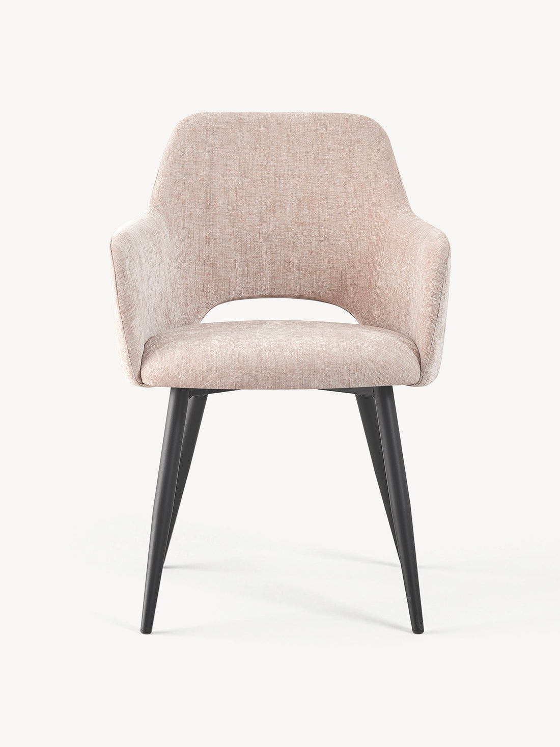 Silla París beige, vista de frente