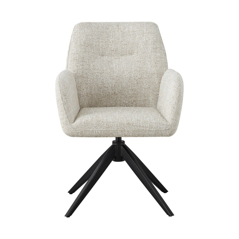 Silla Santiago Beige Vista Frontal