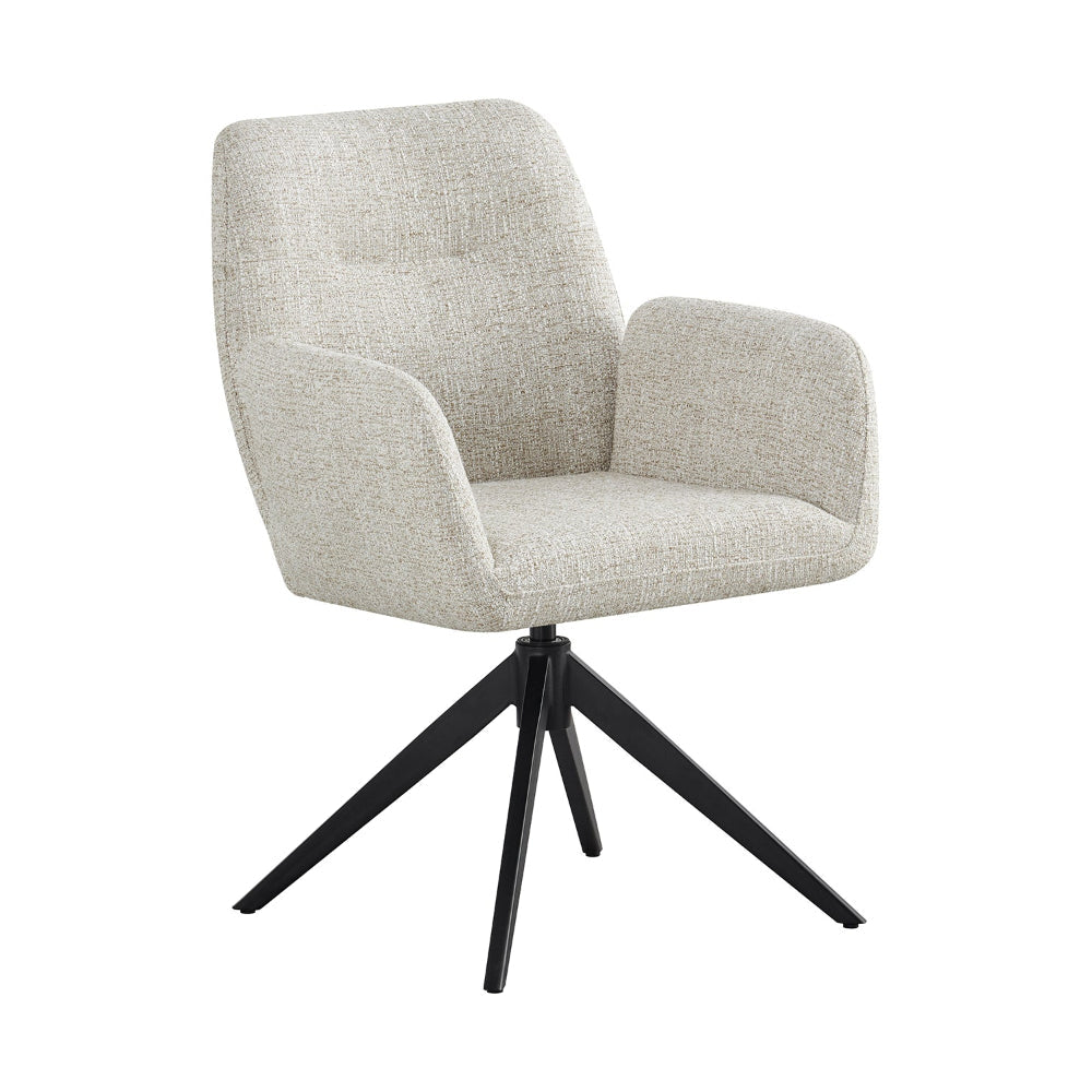 Silla Santiago Beige Vista en Perspectiva