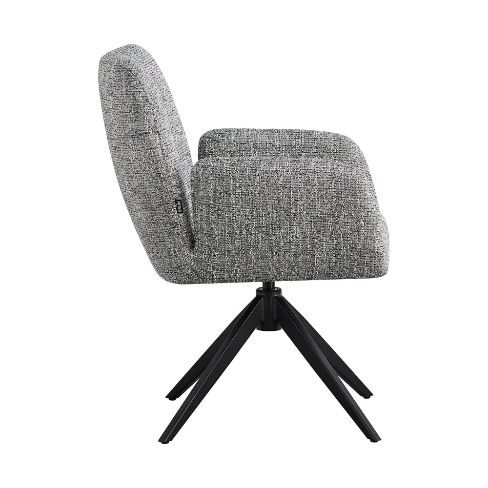 Silla Santiago Gris Vista Lateral