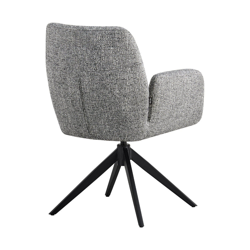 Silla Santiago Gris Vista Trasera