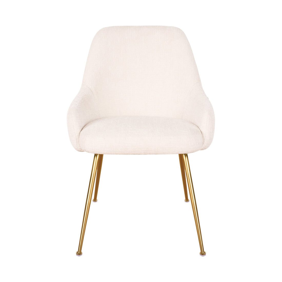 Silla Seúl Beige Vista Frontal