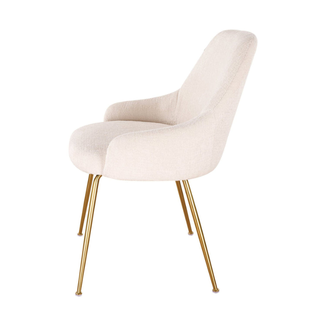 Silla Seúl Beige Vista Lateral