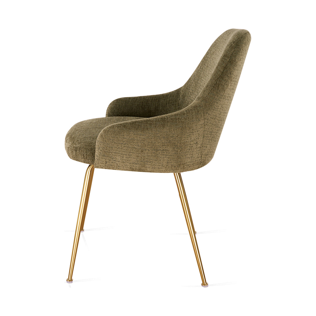 Silla Seúl Olivo Vista Lateral
