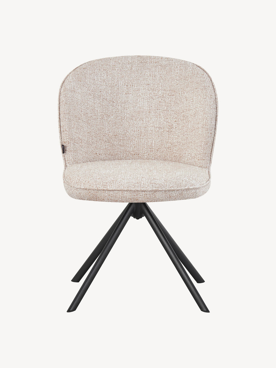 Silla Giratoria Vigo beige, vista de frente