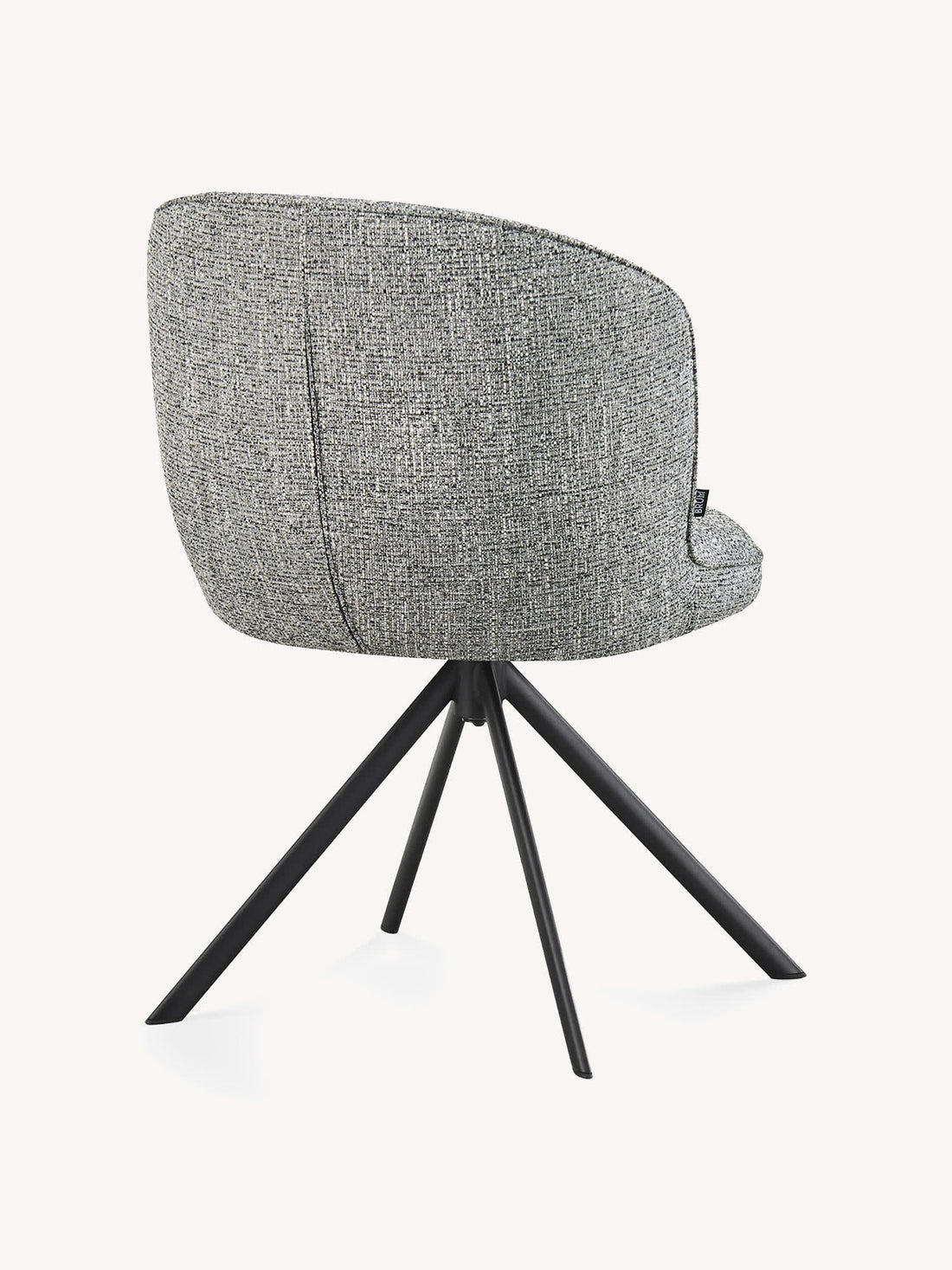 Silla Giratoria Vigo gris, vista trasera