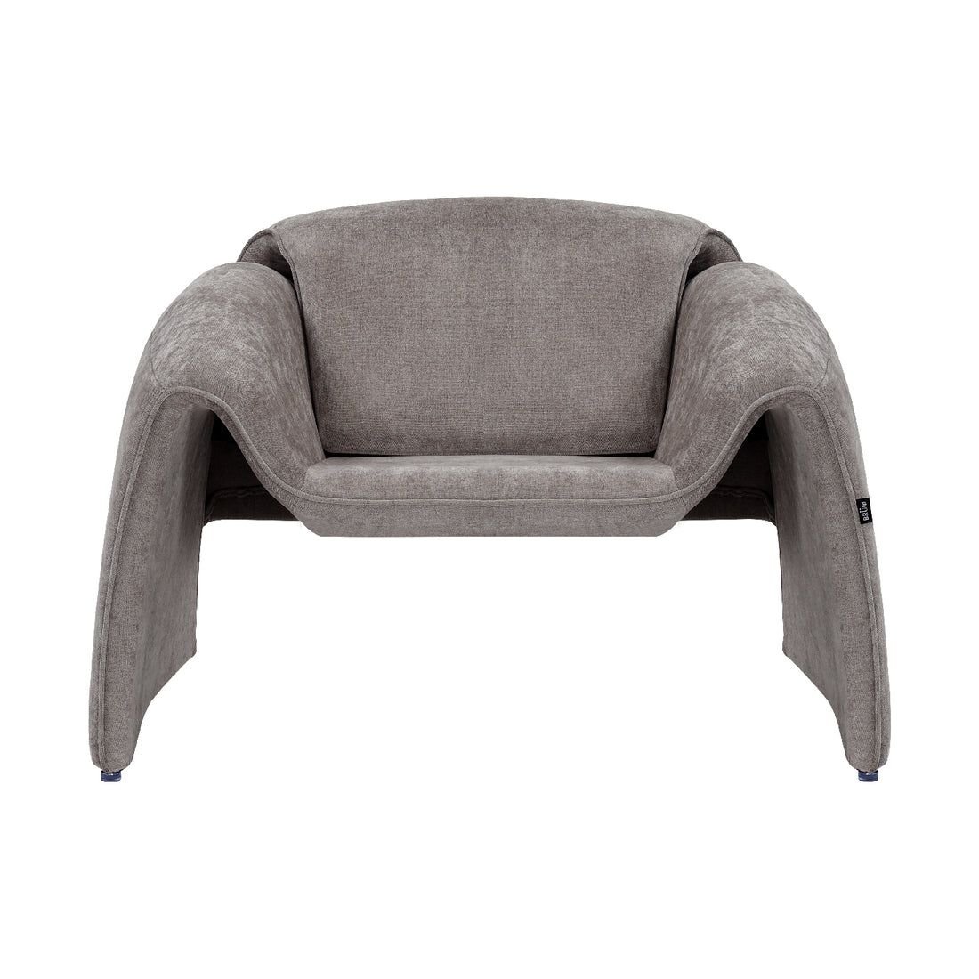 Sillón Melbournee Gris Vista Frontal